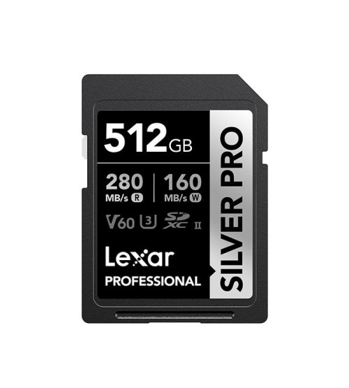 LEXAR SDcard 512GB SILVER PLUS SDXC UHS-I 512GB W 180MB/s R 255MB/s LSDSIPL512G-BNNNG LEXAR SDcard 512GB SILVER PLUS SDXC UHS-I 512GB W 180MB/s R 255MB/s LSDSIPL512G-BNNNG